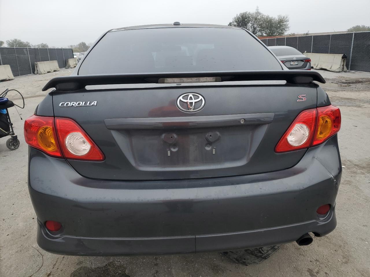 2010 Toyota Corolla VIN 1NXBU4EE2AZ192603 Copart auction photo, front end / rear end damage thumbnail 6
