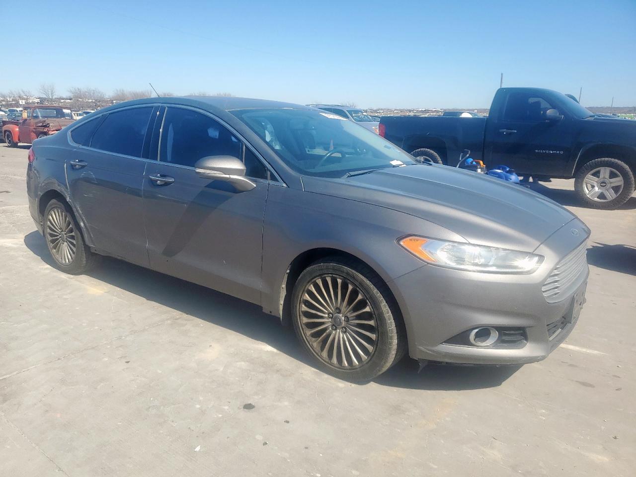 2013 Ford Fusion VIN 3FA6P0K98DR107648 Copart auction photo, side damage thumbnail 4