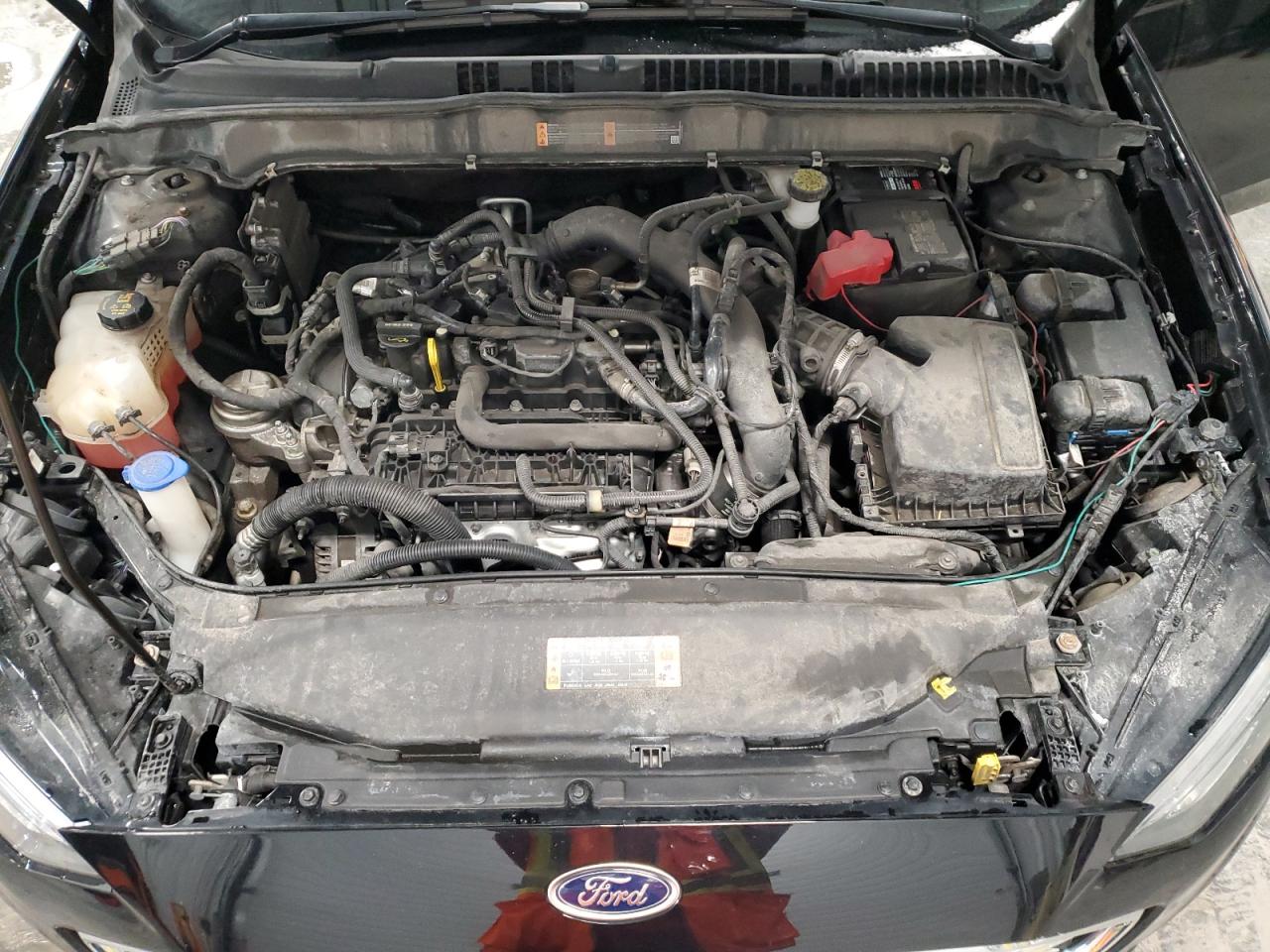 2019 Ford Fusion VIN 3FA6P0HD3KR211408 Copart auction photo, side / rear end damage thumbnail 11