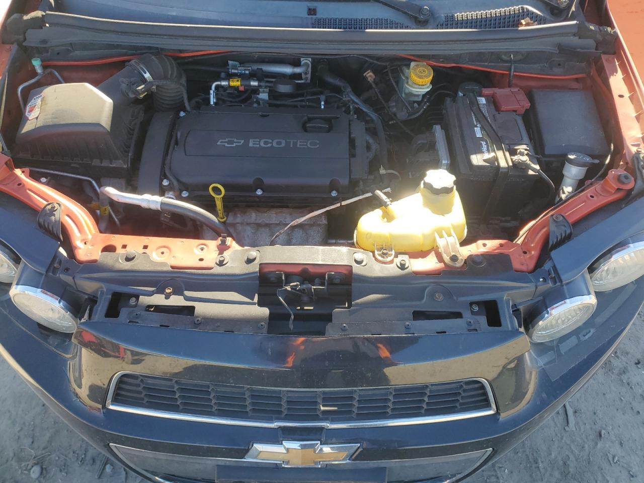 2012 Chevrolet Sonic VIN 1G1JC6SH6C4105276 Copart auction photo, side / minor dent/scratches damage thumbnail 11
