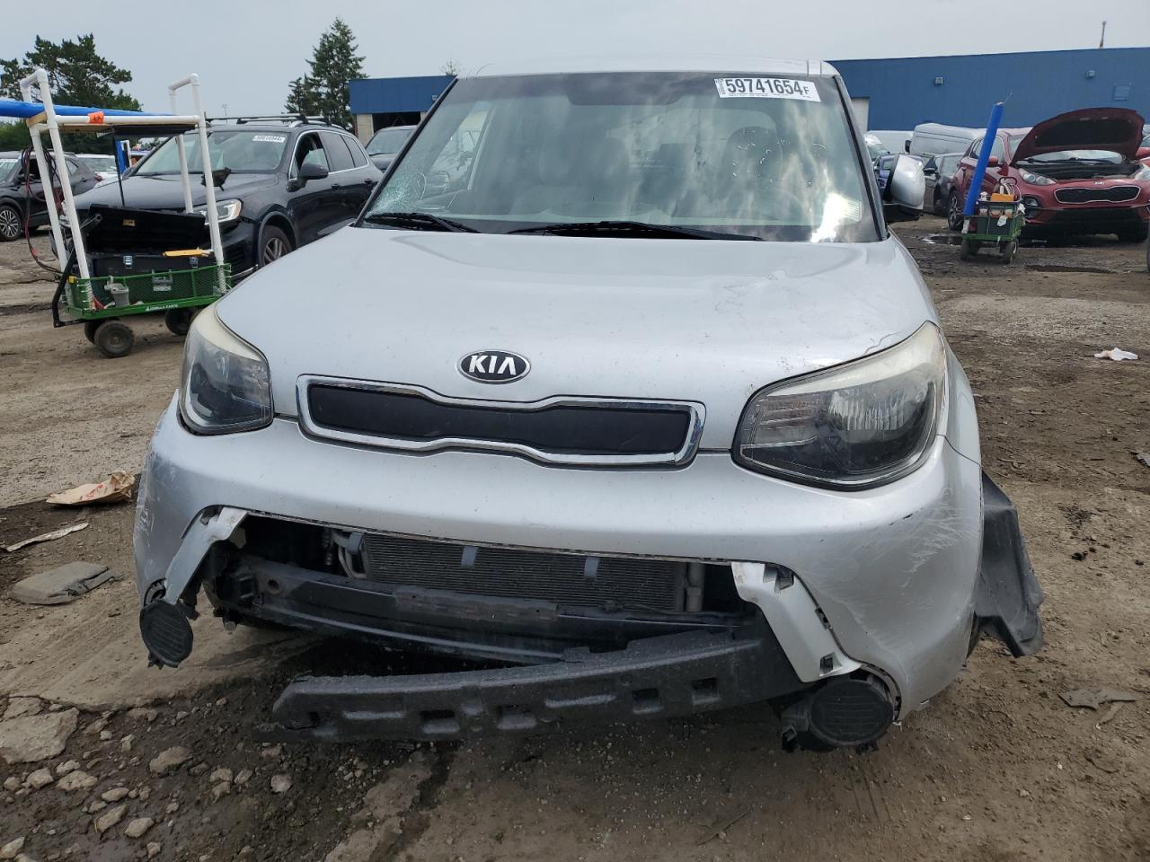 2015 KIA Soul VIN KNDJN2A25F7752634 Copart auction photo, all over / vandalism damage thumbnail 5