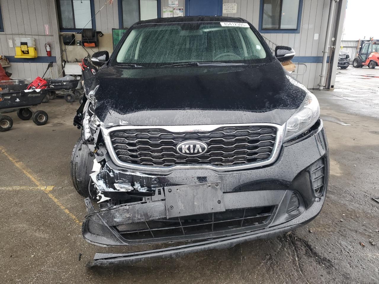 2019 KIA Sorento VIN 5XYPG4A35KG472623 Copart auction photo, front end damage thumbnail 5