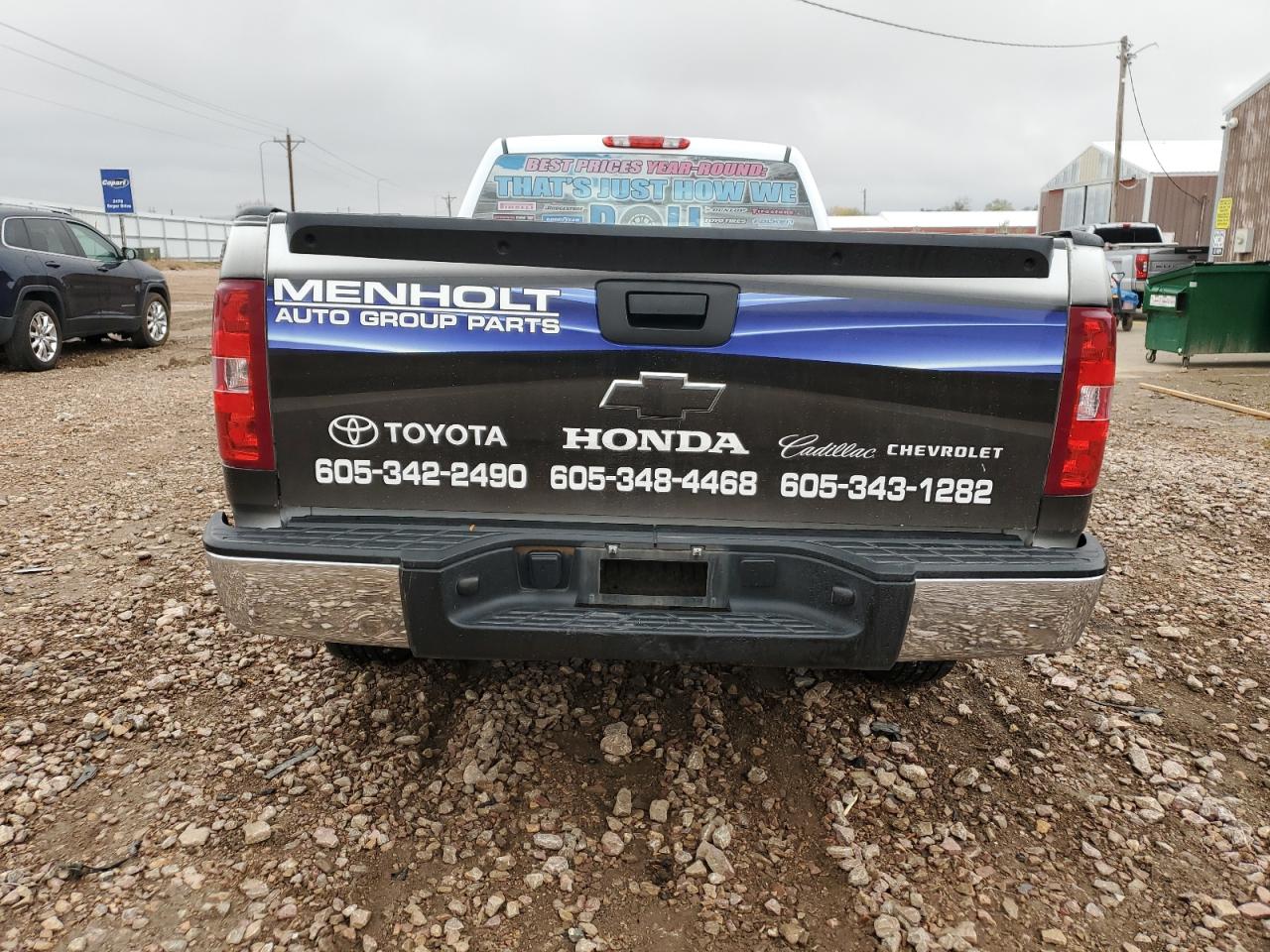 2013 Chevrolet Silverado VIN 1GCNKPEA2DZ117543 Copart auction photo, front end / side damage thumbnail 6