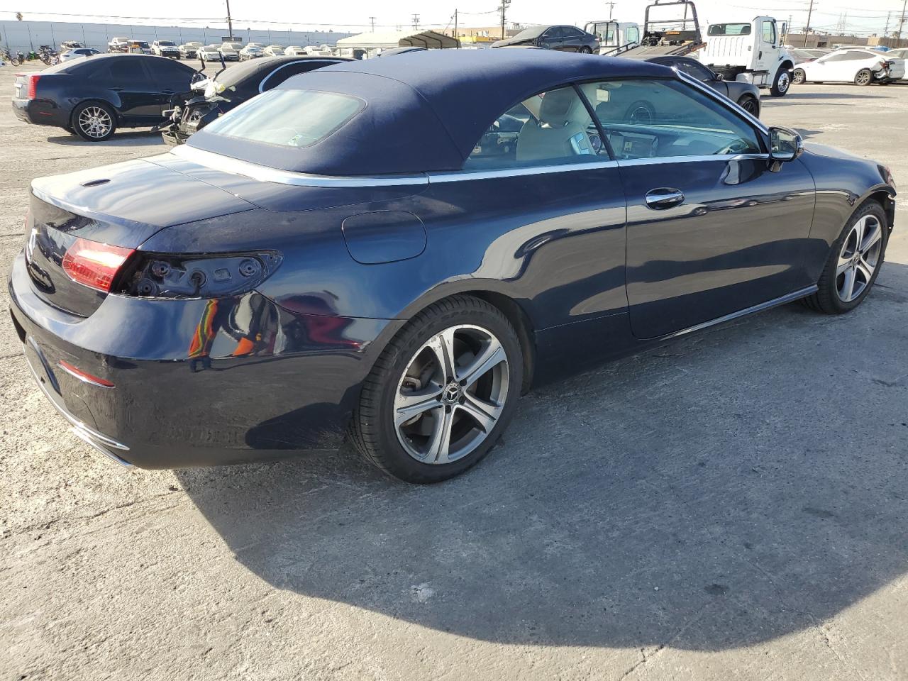 2018 Mercedes-Benz E-klasse VIN WDD1K6FB8JF028708 Copart auction photo, all over damage thumbnail 3