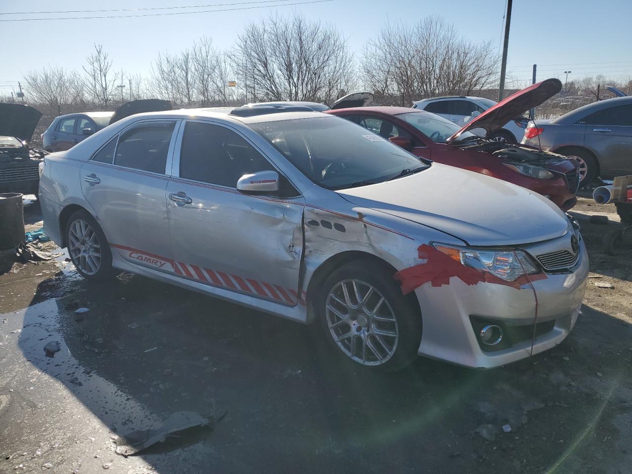 2013 Toyota Camry VIN 4T1BK1FK1DU536001 Copart auction photo, all over / mechanical damage thumbnail 4