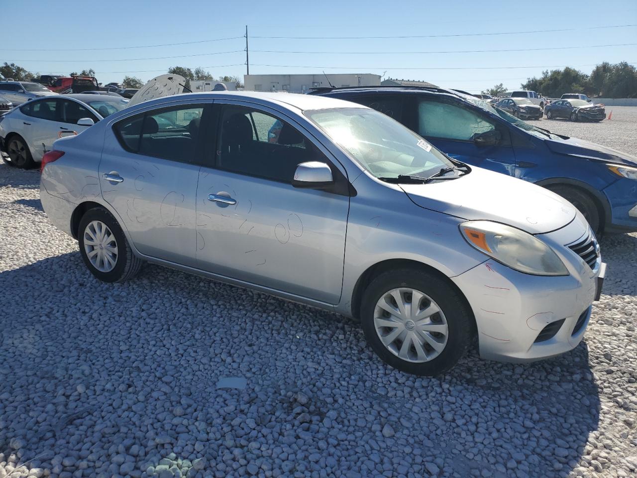 2012 Nissan Versa VIN 3N1CN7AP4CL805366 Copart auction photo, undercarriage damage thumbnail 4