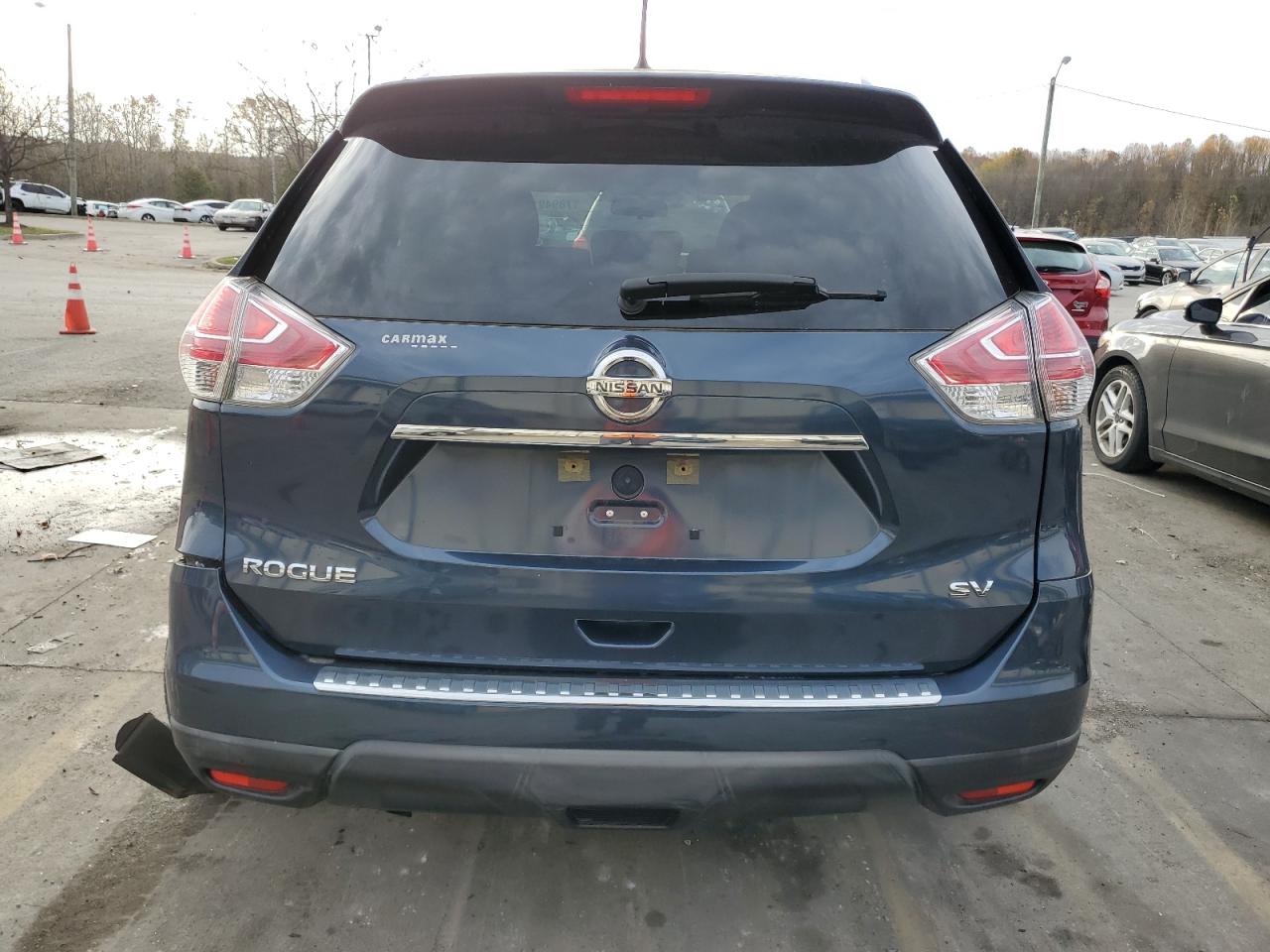 2016 Nissan Rogue VIN KNMAT2MT8GP720272 Copart auction photo, rear end damage thumbnail 6