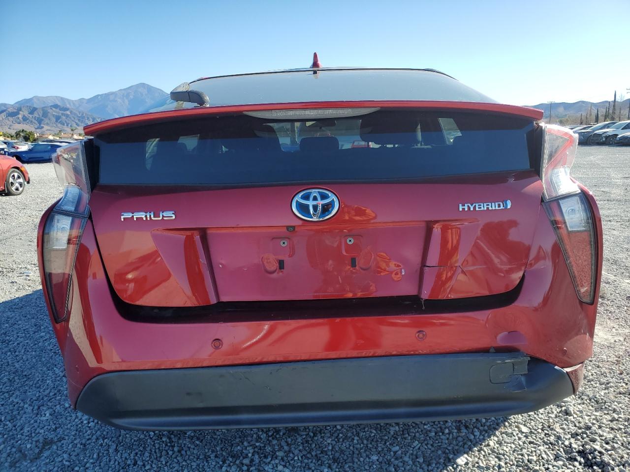2018 Toyota Prius VIN JTDKBRFU3J3589613 Copart auction photo, all over damage thumbnail 6