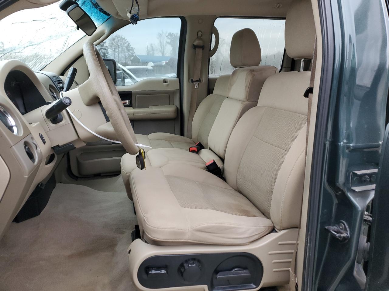 2005 Ford F-150 VIN 1FTPW12575FA77089 Copart auction photo, top/roof / side damage thumbnail 7