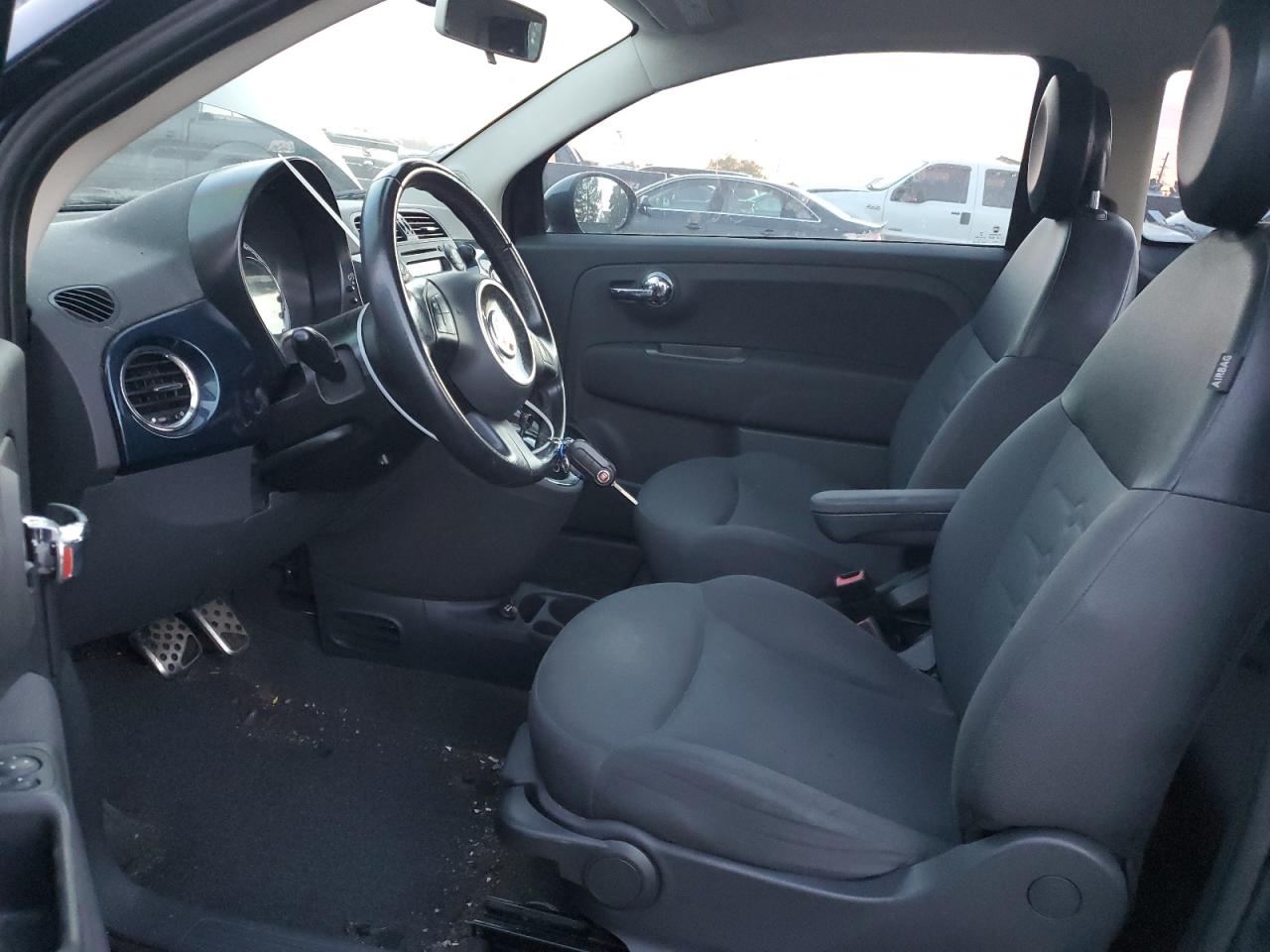 2013 Fiat 500 VIN 3C3CFFAR4DT678131 Copart auction photo, all over damage thumbnail 7