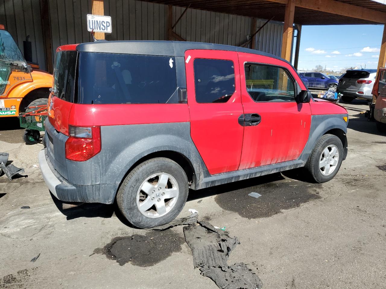2005 Honda Element VIN 5J6YH28695L014351 Copart auction photo, front end damage thumbnail 3