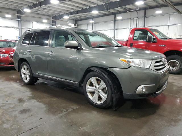 2012 Toyota Highlander VIN 5TDDK3EH5CS159366 Copart auction photo, front end / undercarriage damage thumbnail 4