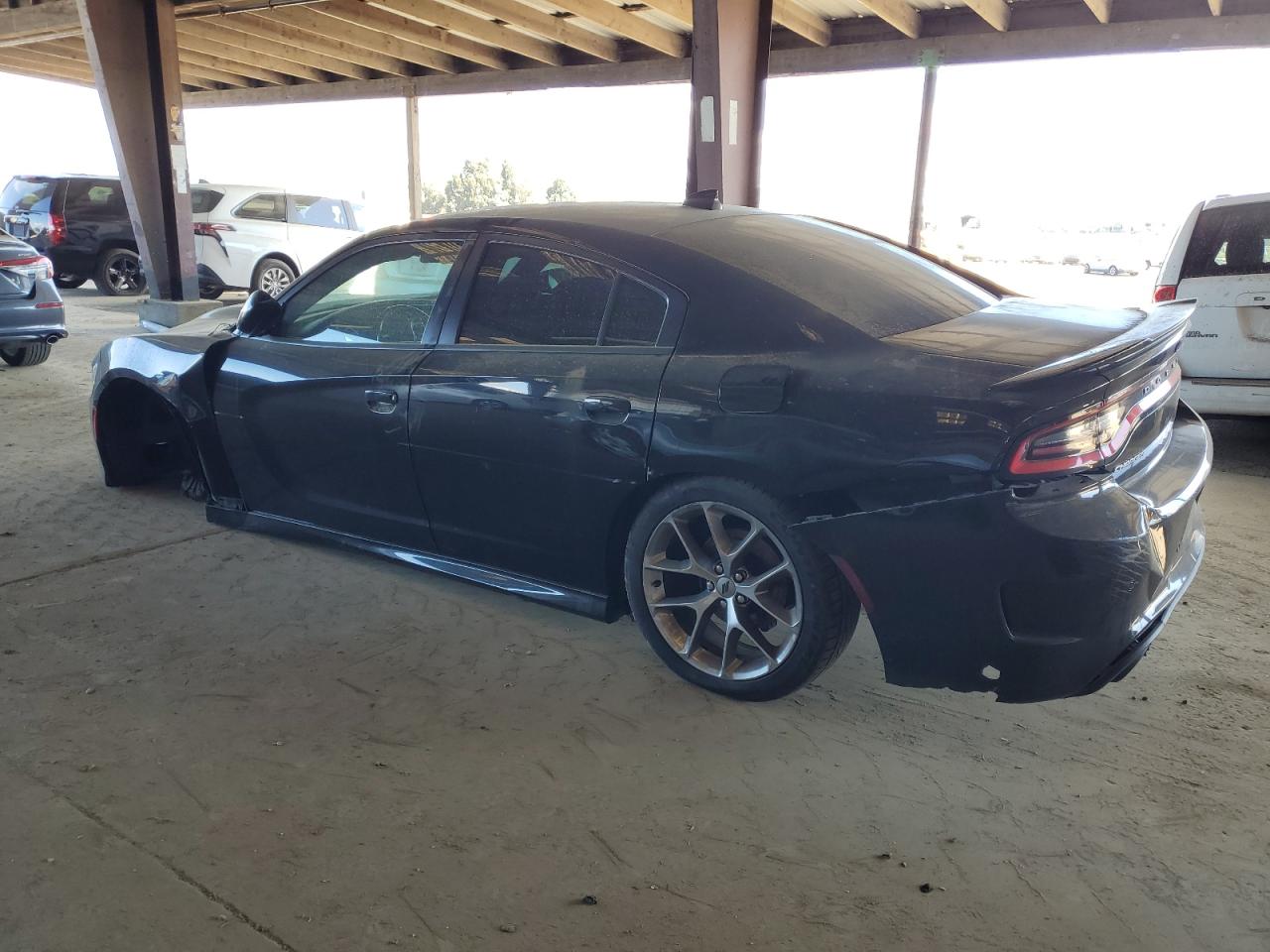 2020 Dodge Charger VIN 2C3CDXHG4LH204722 Copart auction photo, rear end / undercarriage damage thumbnail 2