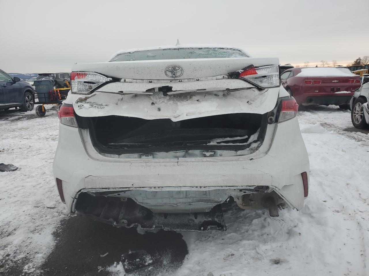 2020 Toyota Corolla VIN 5YFEPRAE0LP123016 Copart auction photo, rear end damage thumbnail 6