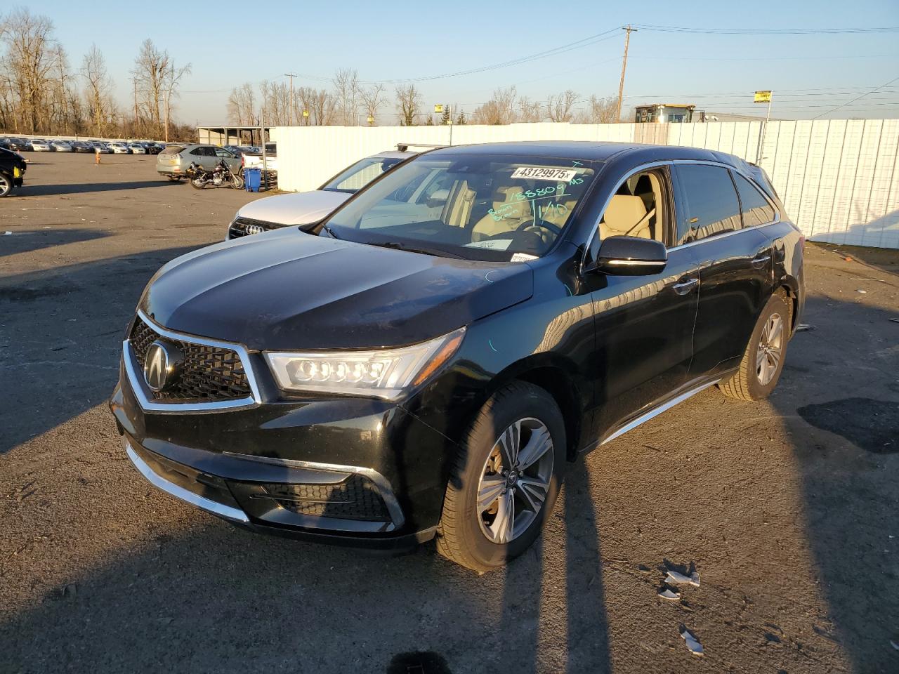 2019 Acura MDX VIN 5J8YD4H32KL021724