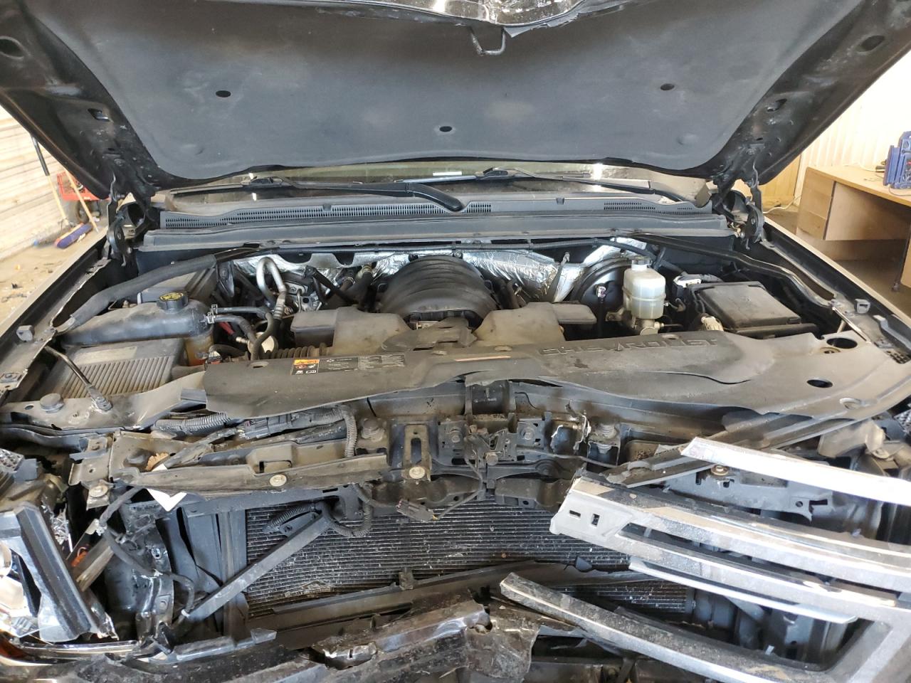 2015 Chevrolet Suburban VIN 1GNSKKKCXFR240187 Copart auction photo, front end damage thumbnail 14