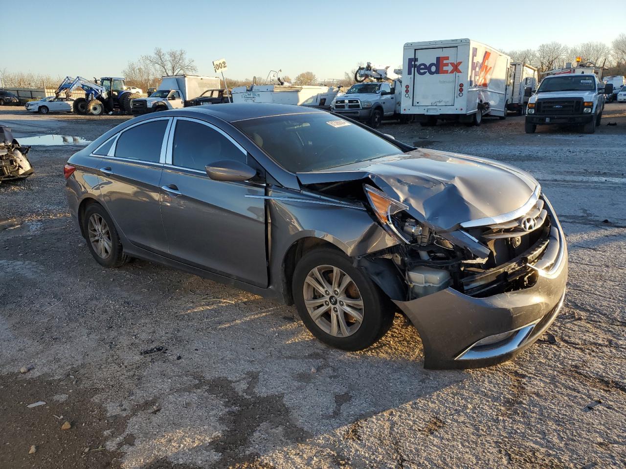 2011 Hyundai Sonata VIN 5NPEB4AC9BH137914 Copart auction photo, front end / minor dent/scratches damage thumbnail 4