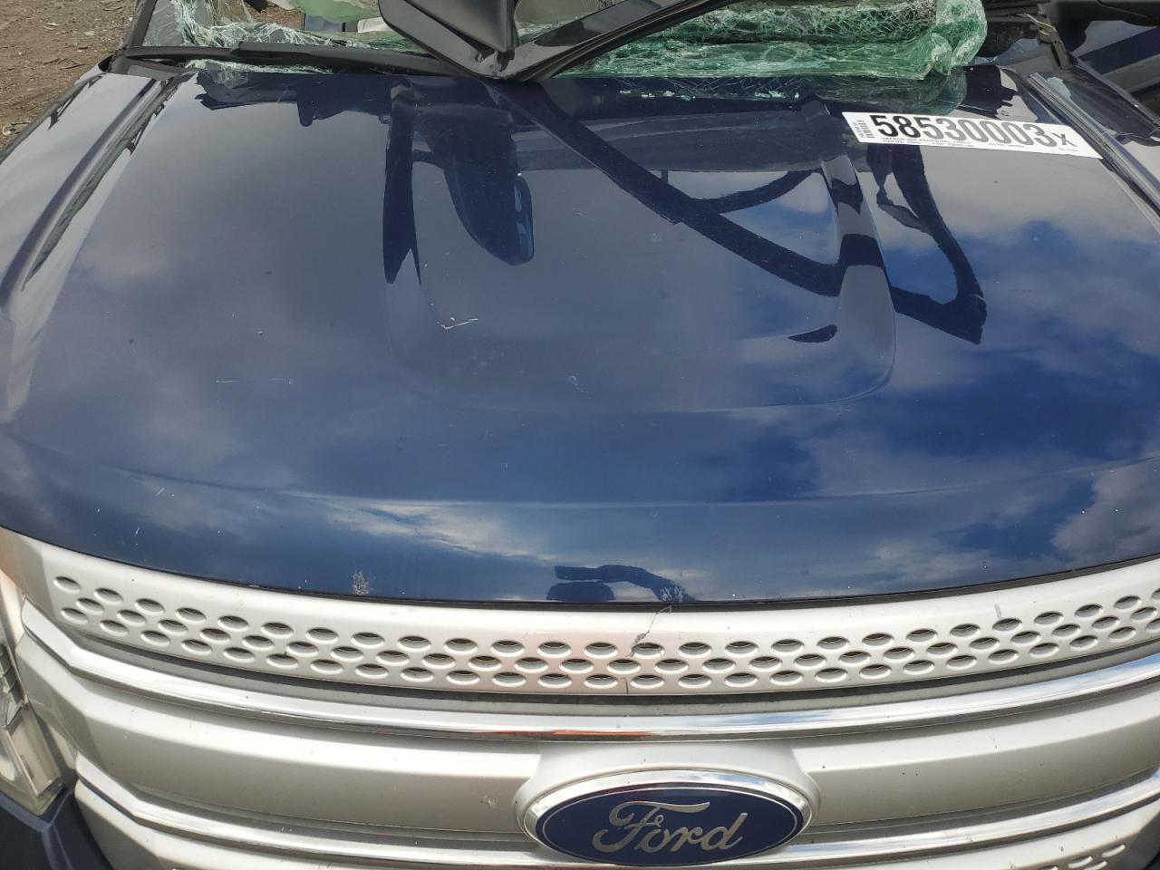 2012 Ford Explorer VIN 1FMHK8D87CGA77841 Copart auction photo, side / top/roof damage thumbnail 11