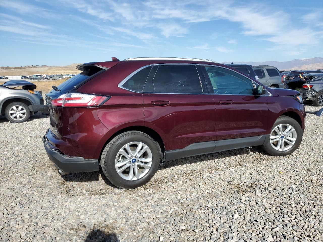 2019 Ford Edge VIN 2FMPK4J96KBC11150 Copart auction photo, rear end / front end damage thumbnail 3