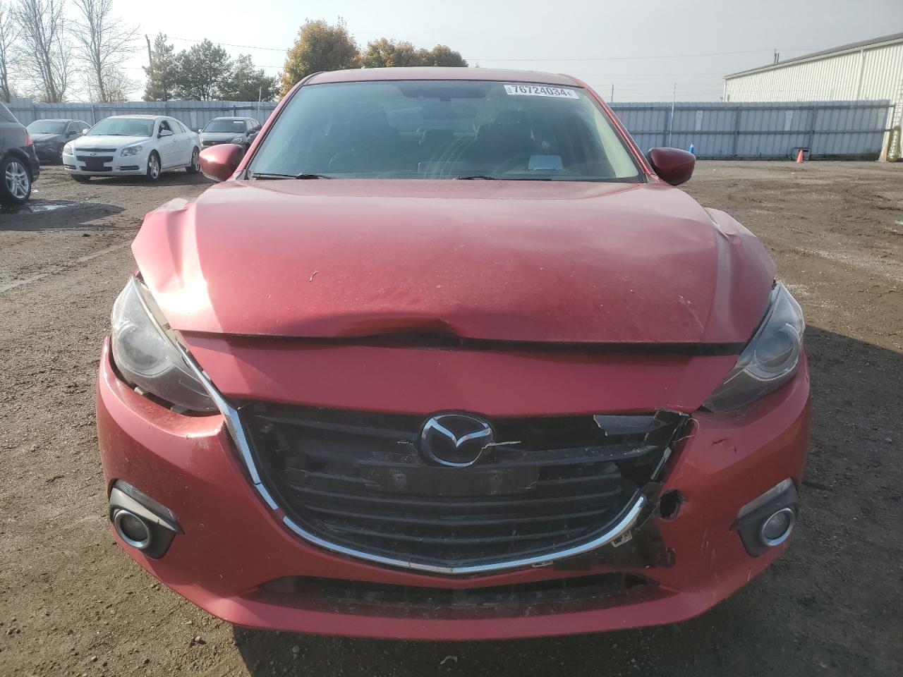 2016 Mazda 3 VIN JM1BM1W36G1302692 Copart auction photo, front end damage thumbnail 5