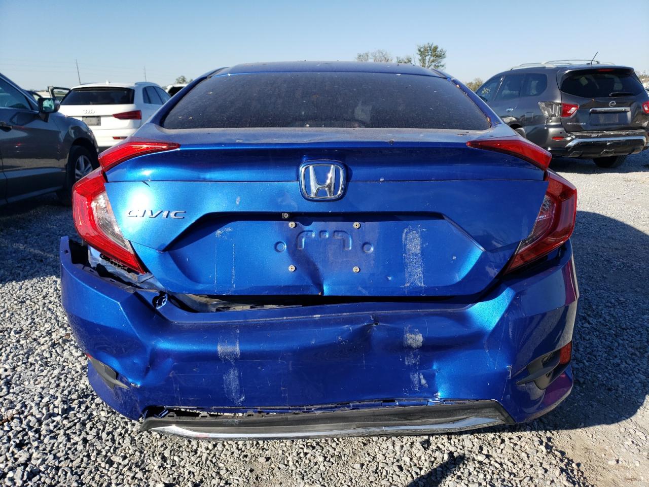 2020 Honda Civic VIN 19XFC2F68LE000199 Copart auction photo, all over damage thumbnail 6