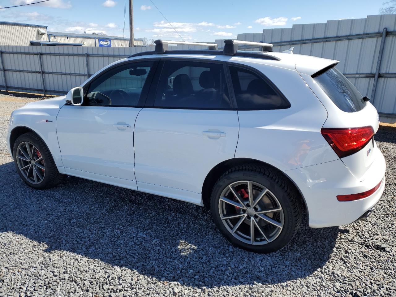2016 Audi SQ5 VIN WA1CCAFPXGA100555 Copart auction photo, burn - engine / front end damage thumbnail 2