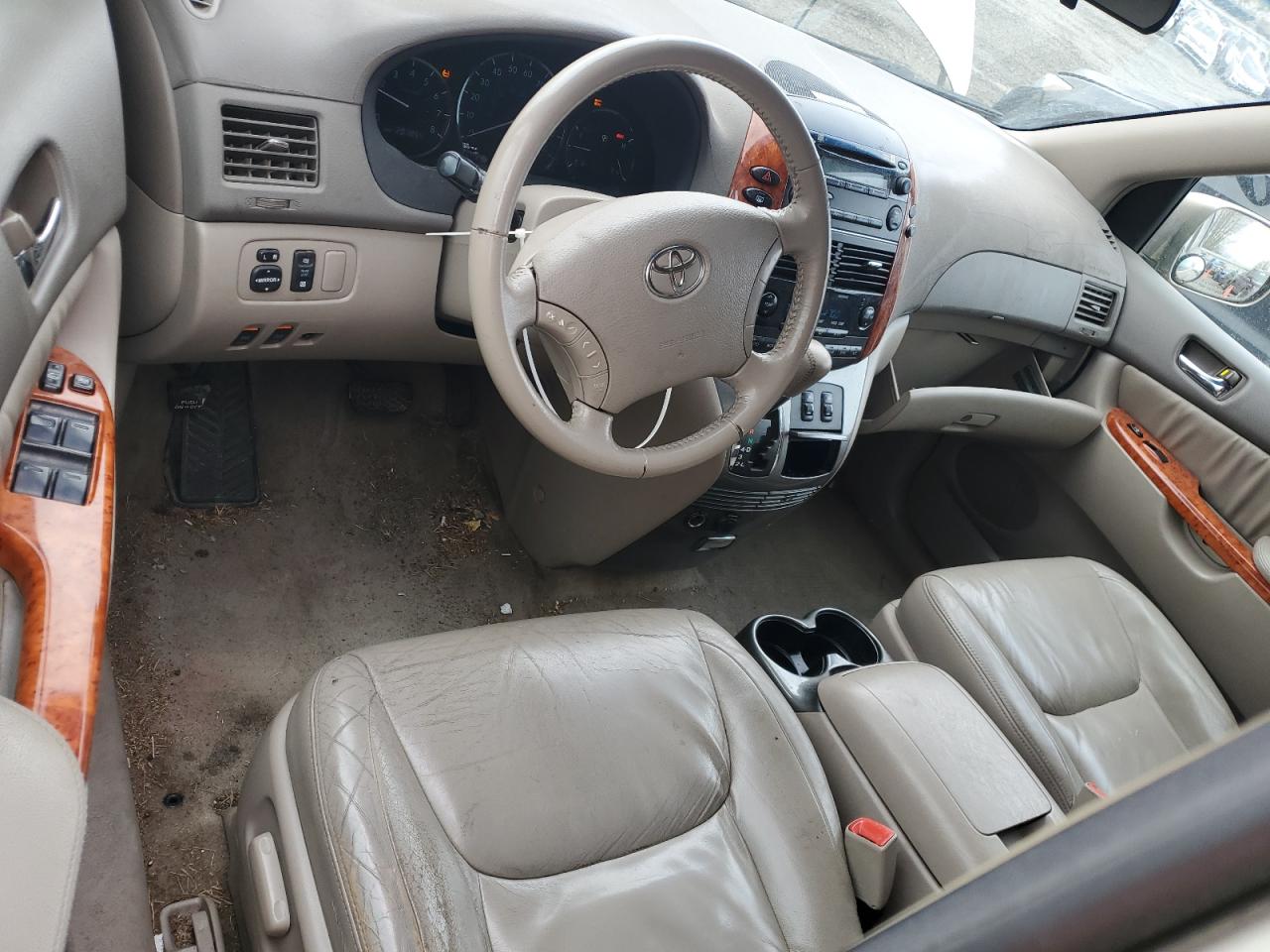 2006 Toyota Sienna VIN 5TDZA22C36S407338 Copart auction photo, side / front end damage thumbnail 8