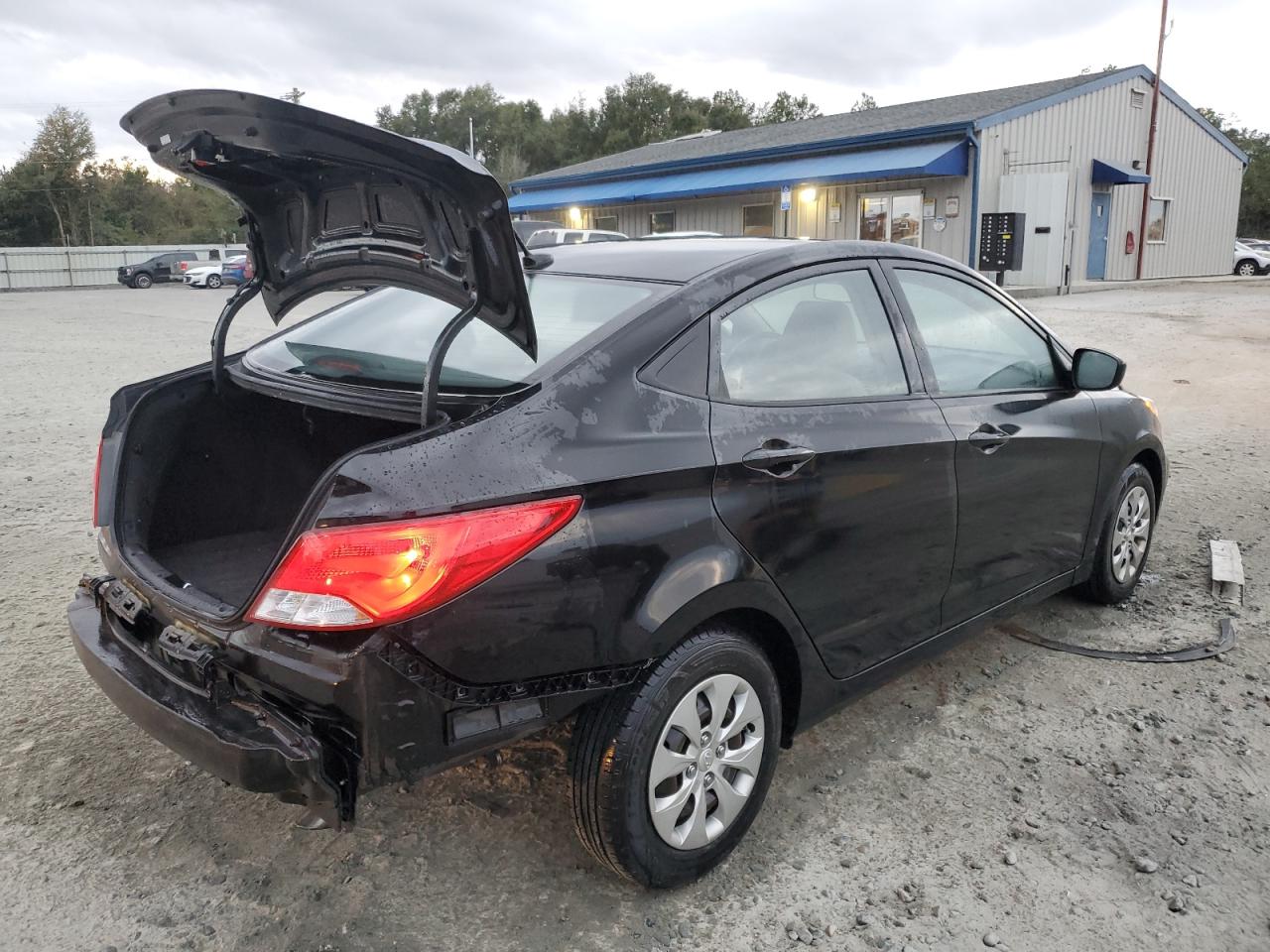 2016 Hyundai Accent VIN KMHCT4AE4GU121036 Copart auction photo, rear end damage thumbnail 3