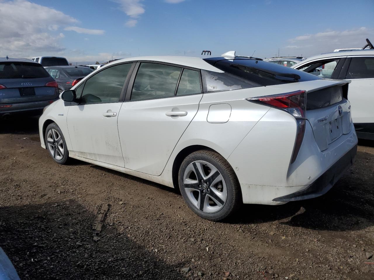2017 Toyota Prius VIN JTDKARFU6H3049167 Copart auction photo, vandalism damage thumbnail 2