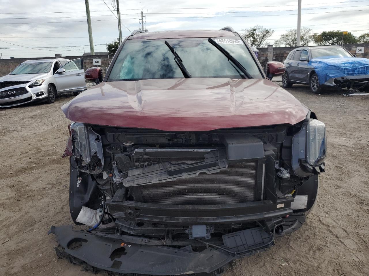 2023 KIA Telluride VIN 5XYP5DGC0PG359988 Copart auction photo, front end damage thumbnail 5