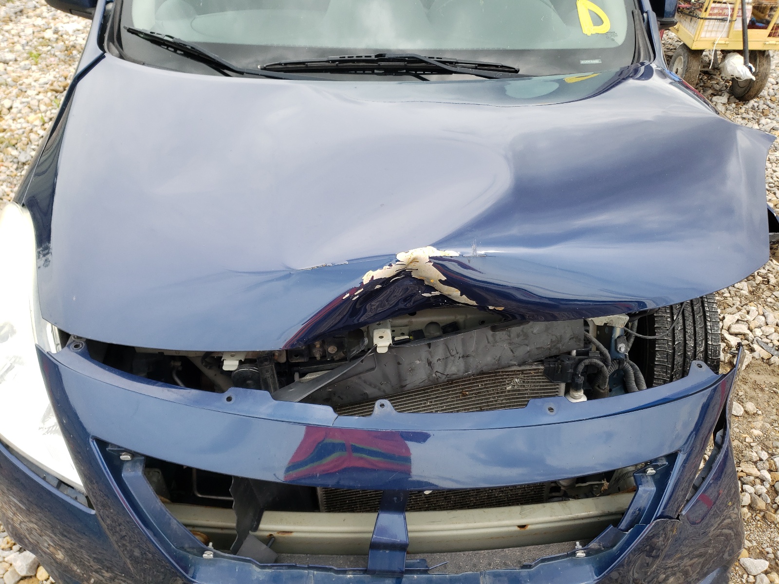 2014 Nissan Versa VIN 3N1CN7AP7EL826991 Copart auction photo, front end damage thumbnail 7
