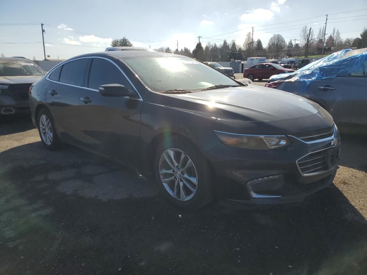 2018 Chevrolet Malibu VIN 1G1ZD5ST8JF205167 Copart auction photo, front end damage thumbnail 4