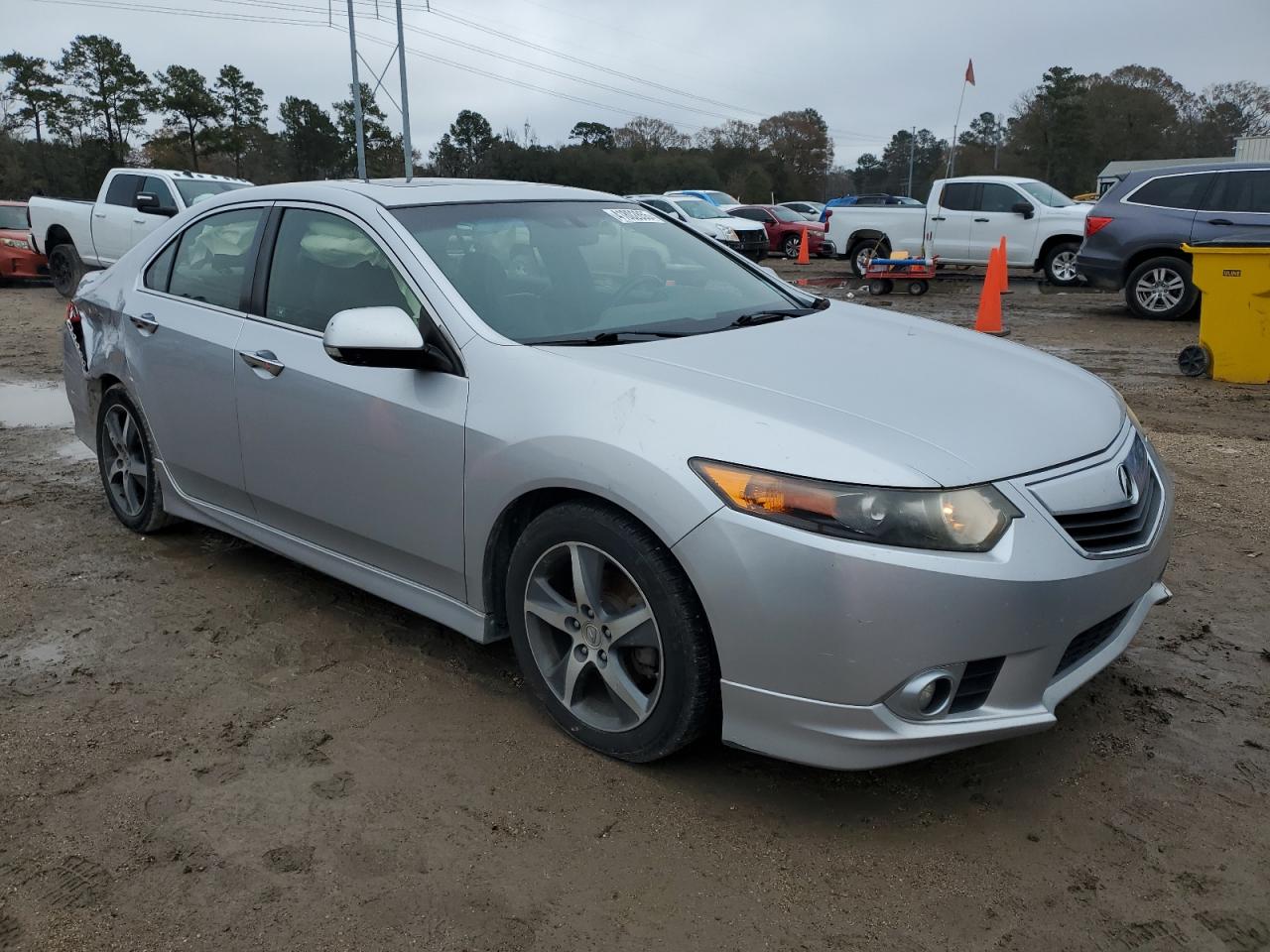 2013 Acura TSX VIN JH4CU2F8XDC006563 Copart auction photo, rear end / side damage thumbnail 4