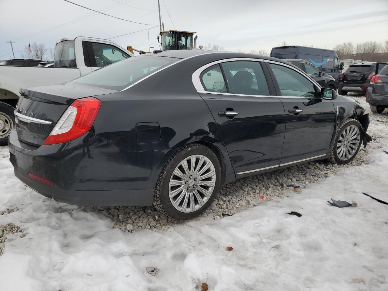 2015 Lincoln MKS VIN 1LNHL9EK3FG606977 Copart auction photo, front end damage thumbnail 3
