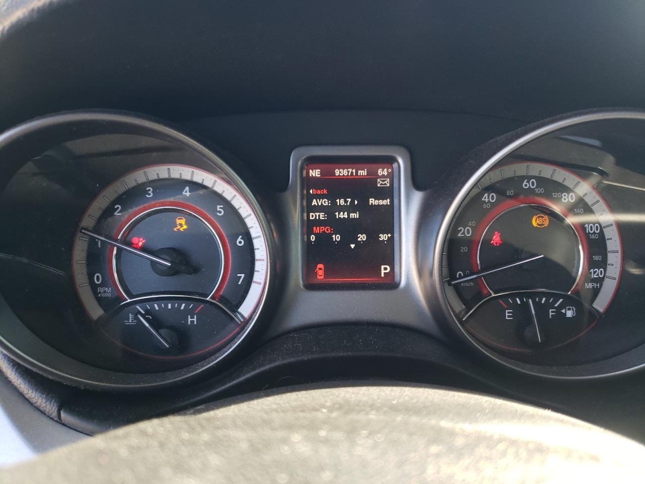 2016 Dodge Journey VIN 3C4PDDGG4GT163695 Copart auction photo, front end damage thumbnail 9
