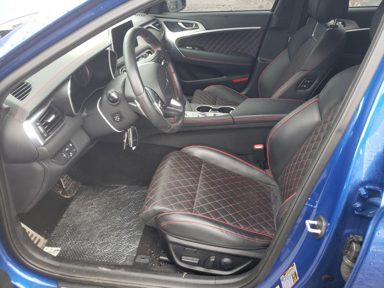 2019 Genesis G70 VIN KMTG44LA0KU022849 Copart auction photo, front end / side damage thumbnail 7