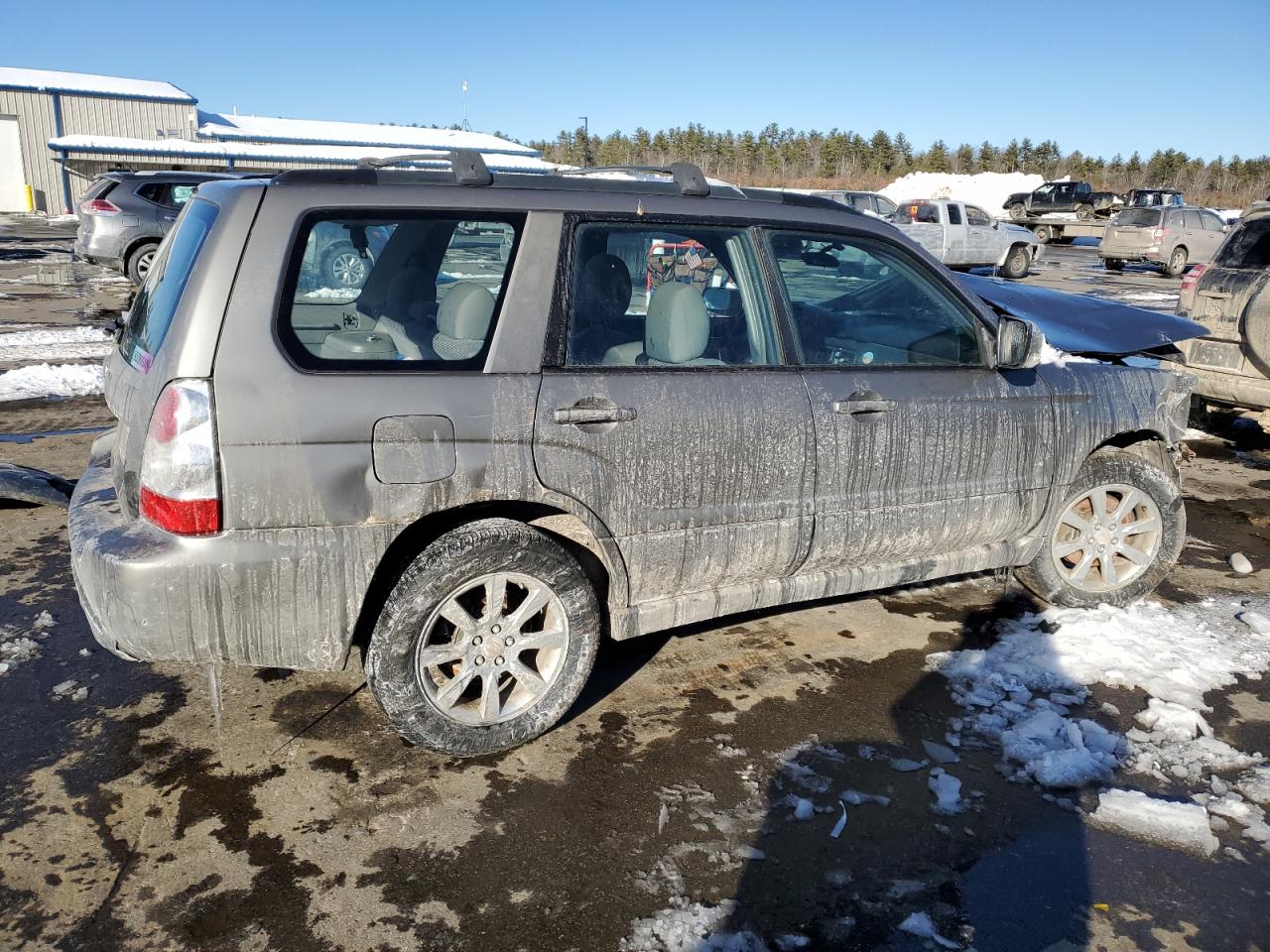 2006 Subaru Forester VIN JF1SG65656H753348 Copart auction photo, front end / rear end damage thumbnail 3