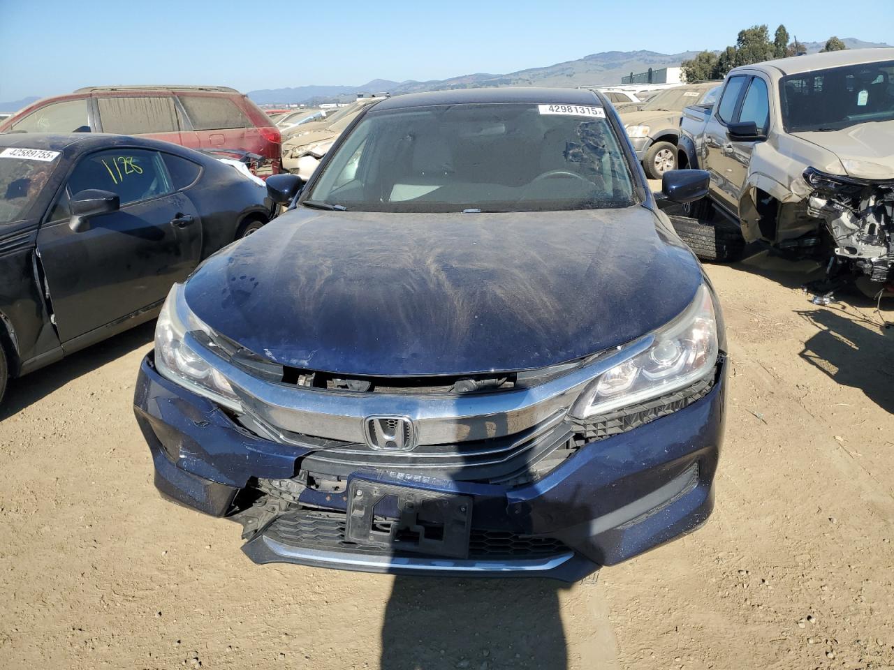 2016 Honda Accord VIN 1HGCR2F37GA218412 Copart auction photo, front end damage thumbnail 5