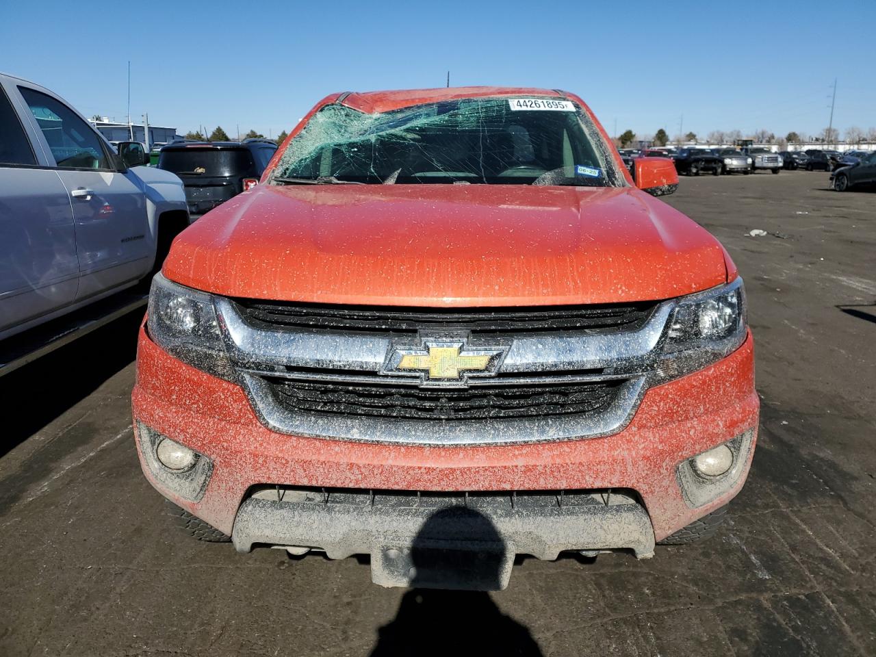 2016 Chevrolet Colorado VIN 1GCGTCE37G1351955 Copart auction photo, all over damage thumbnail 5