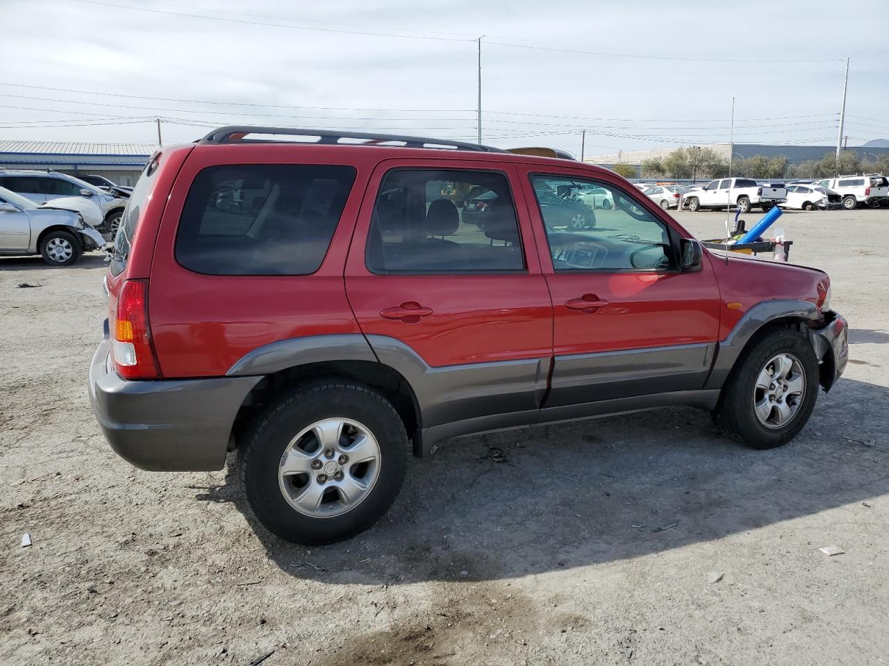2004 Mazda Tribute VIN 4F2CZ96194KM11284 Copart auction photo, front end damage thumbnail 3