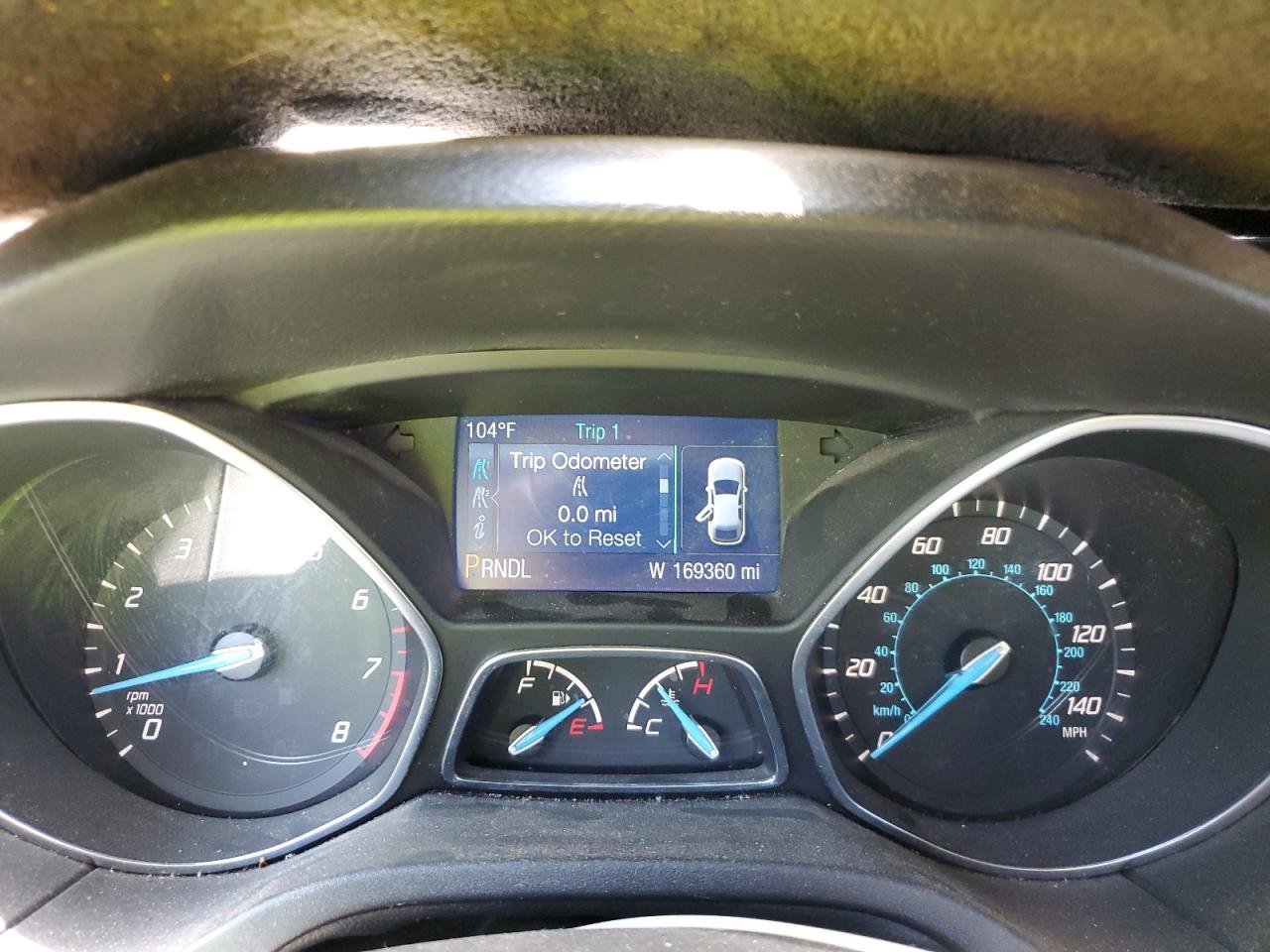 2014 Ford Focus VIN 1FADP3F21EL407473 Copart auction photo, front end damage thumbnail 9