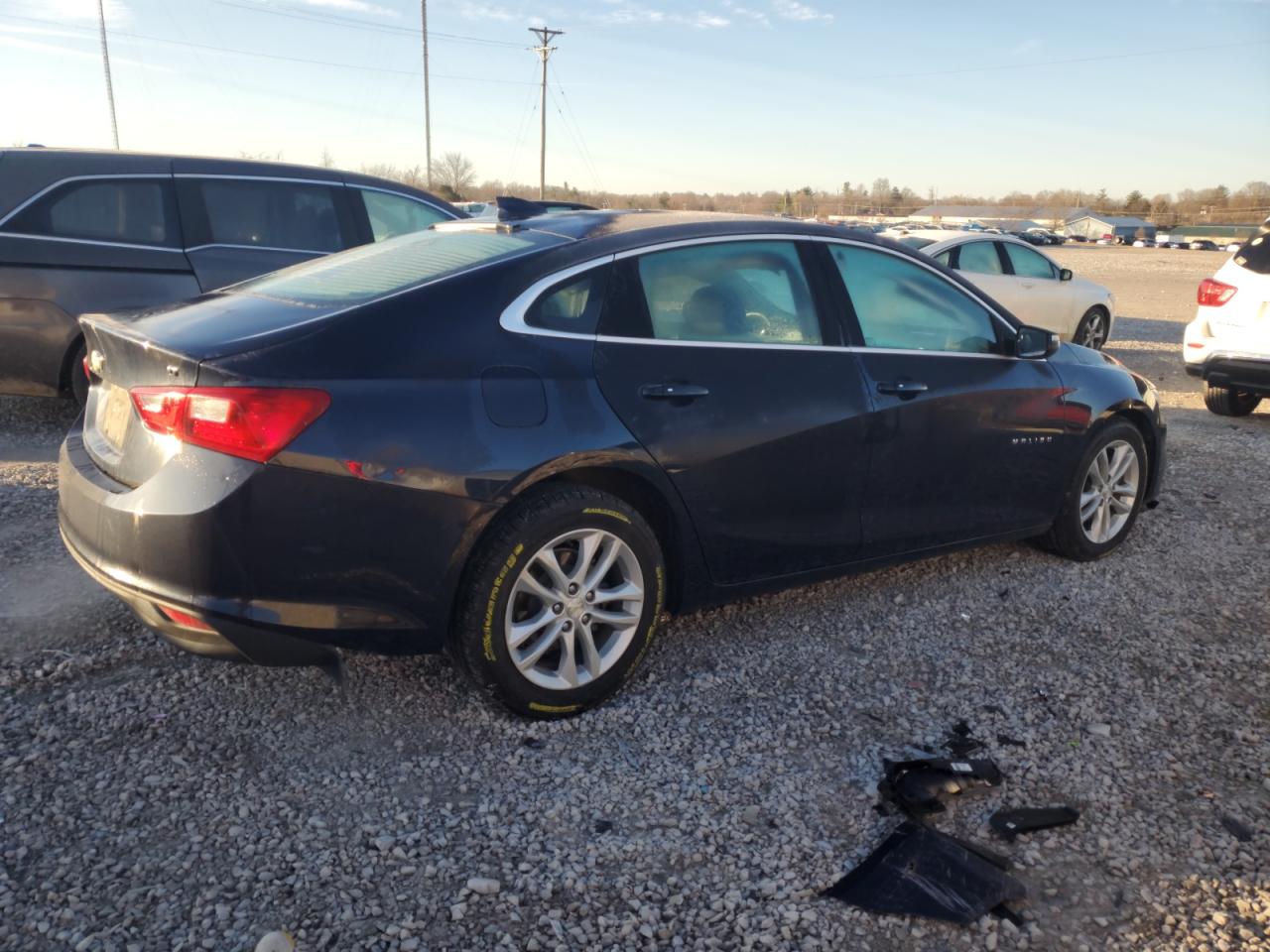 2018 Chevrolet Malibu VIN 1G1ZD5ST8JF112696 Copart auction photo, front end / rear end damage thumbnail 3