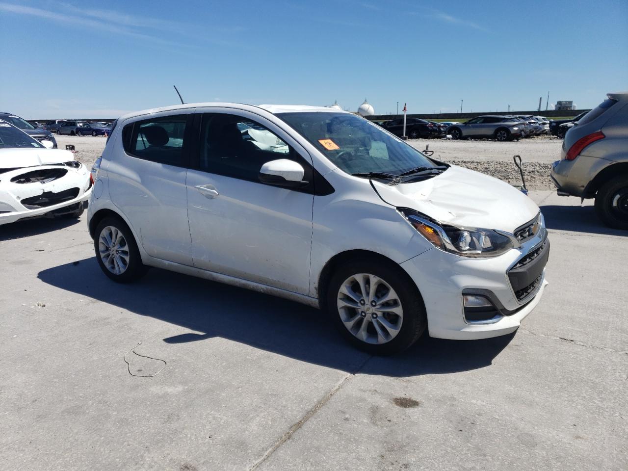 2021 Chevrolet Spark VIN KL8CD6SA3MC719167 Copart auction photo, top/roof / front end damage thumbnail 4