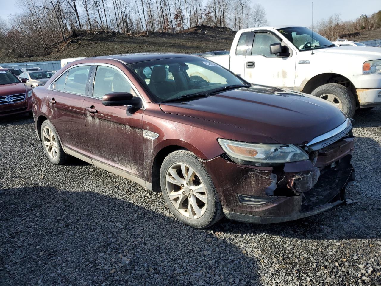 2010 Ford Taurus VIN 1FAHP2HW0AG166438 Copart auction photo, front end damage thumbnail 4