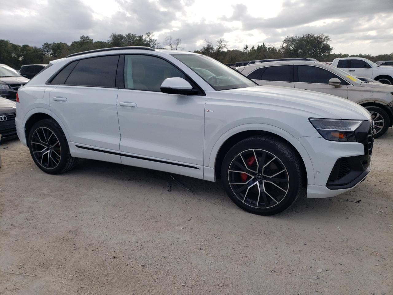 2019 Audi Q8 VIN WA1FVAF12KD040703 Copart auction photo, side / rear end damage thumbnail 4