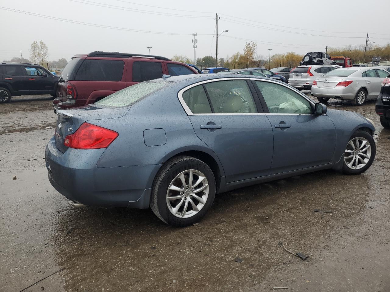 2008 Infiniti G VIN JNKBV61FX8M276981 Copart auction photo, front end / minor dent/scratches damage thumbnail 3