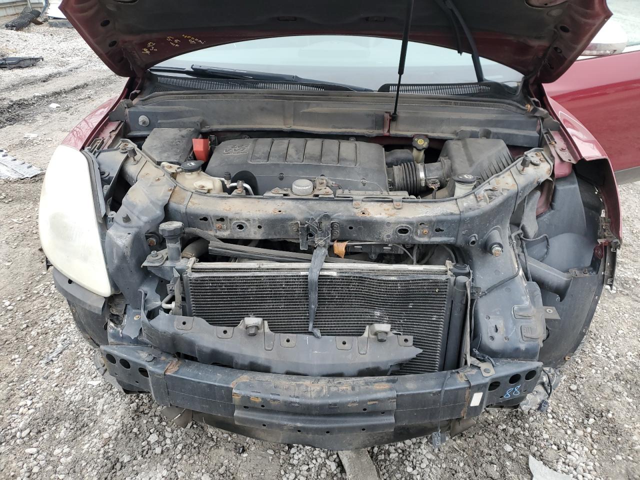 2010 Buick Enclave VIN 5GALVBED2AJ172811 Copart auction photo, front end damage thumbnail 12