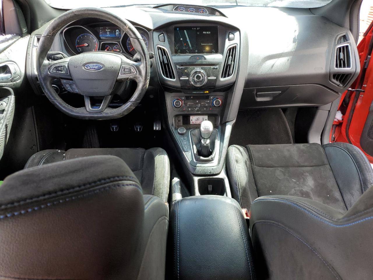 2018 Ford Focus VIN WF0DP3TH3J4127803 Copart auction photo, front end / side damage thumbnail 8