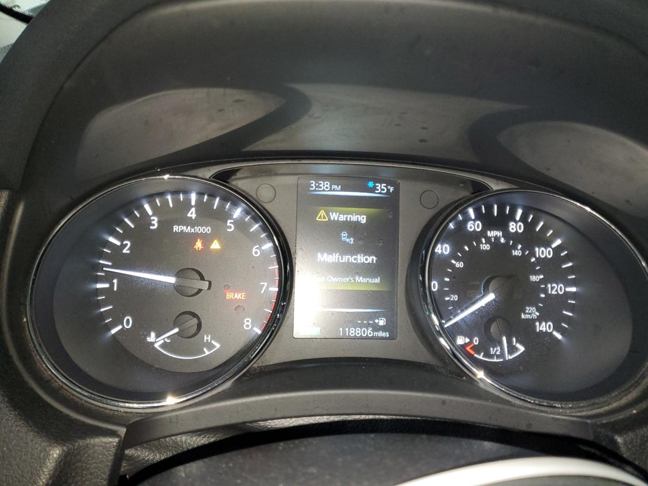 2017 Nissan Rogue VIN 5N1AT2MV1HC867636 Copart auction photo, front end damage thumbnail 9