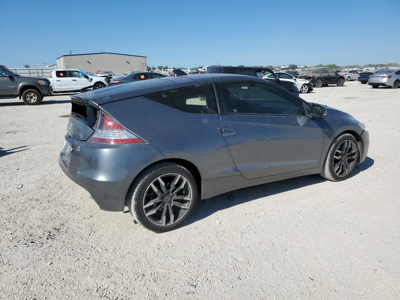 2013 Honda CR-Z VIN JHMZF1D64DS000943 Copart auction photo, all over damage thumbnail 3